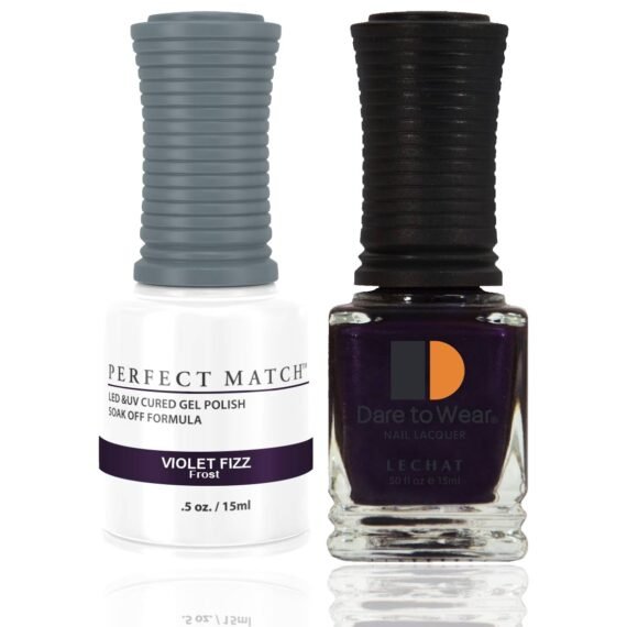 Perfect Match Gel Nail Polish 15ml Soak Off Long Lasting High Shine UV LED Gel Non Toxic Easy Application Wide Color Range for Manicure and Pedicure Violet Fizz PMS31