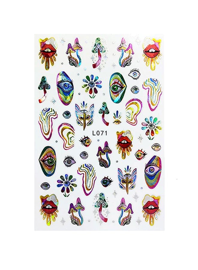 3D Design Stickers For Nails Art Decoration L071