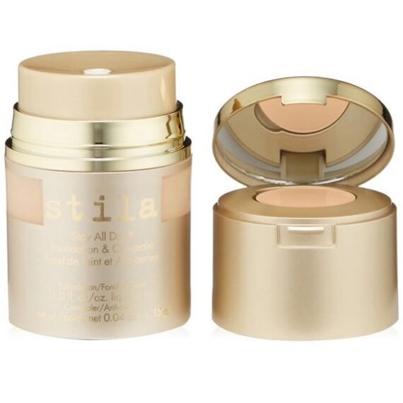 Stay All Day Foundation & Concealer, Porcelain, 1 Ounce