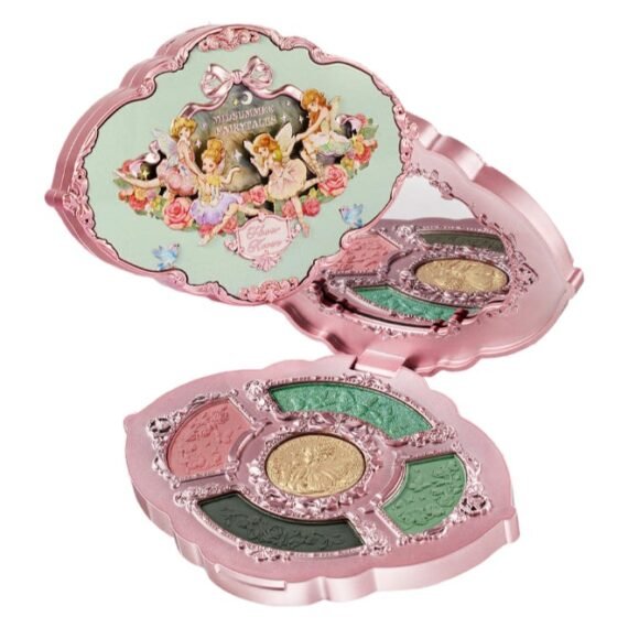 Midsummer Fairytales Embossed Five-Color Eyeshadow Palette Long-Lasting Waterproof Makeup Palette-03 Fairy Melody
