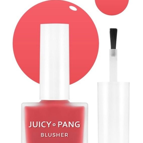 JUICY-PANG WATER BLUSHER (RD01 - Popping Cherry) - Korean Liquid Blush For Cheeks K Beauty Makeup