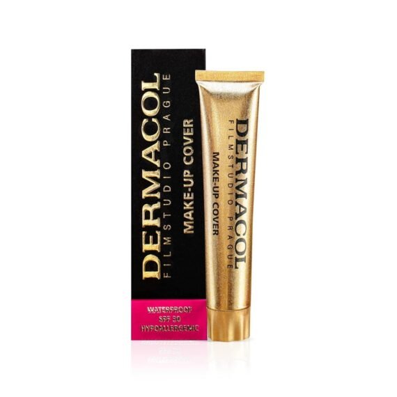 Dermacol - Full Coverage Matte Foundation with SPF 30, Waterproof Makeup Foundation for Oily Skin, Acne, & Under Eye Bags, Long-Lasting Makeup, 30g - Shade 223