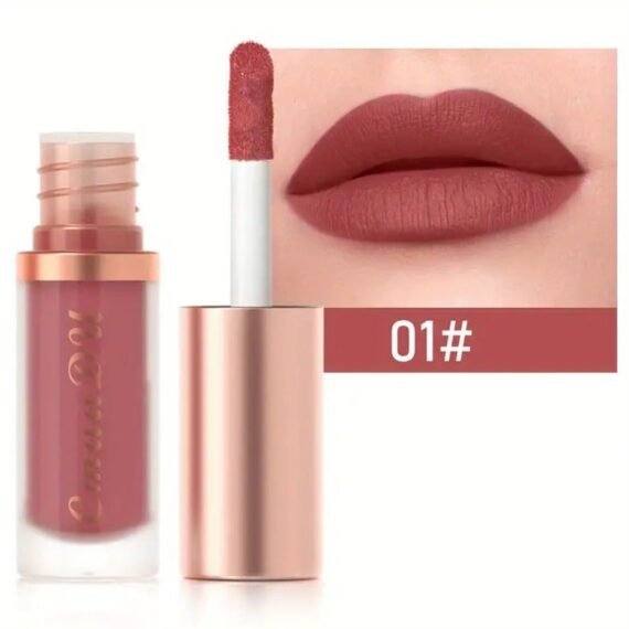 2 PCS Waterproof Matte Lip Glaze and Velvet Lipstick - Long-Lasting, Smooth, and Glossy Finish Valentine's Day Gifts
