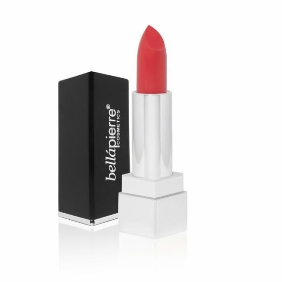 Matte Lipstick with 100% Natural Non-Toxic Formulation | Cruelty & Paraben Free | Long Lasting Nourishing Color & Sun Protection – Fire Red
