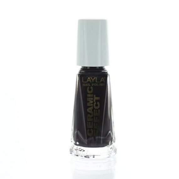 Layla Ceramic Effect Nail Polish, Cabernet, 1.9 Ounce