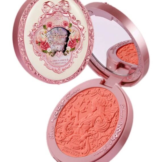 Midsummer Fairytales Velvet Embossed Blush  Long-Lasting Lightweight & Buildable Powder Blush-01 Blooming Days