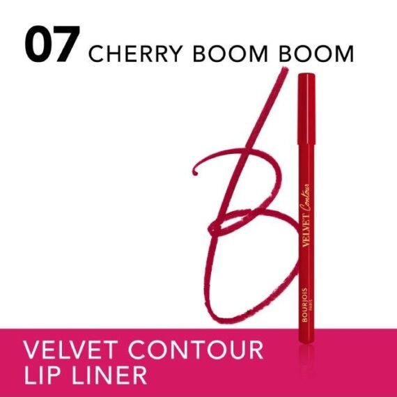 Bourjois Velvet Contour Lip Liner - 1.14 Grams 07 - Cherry Boom Boom